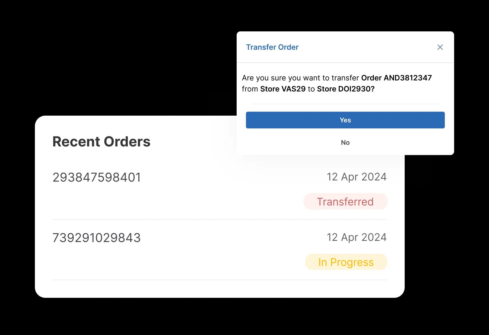 Order Transfers