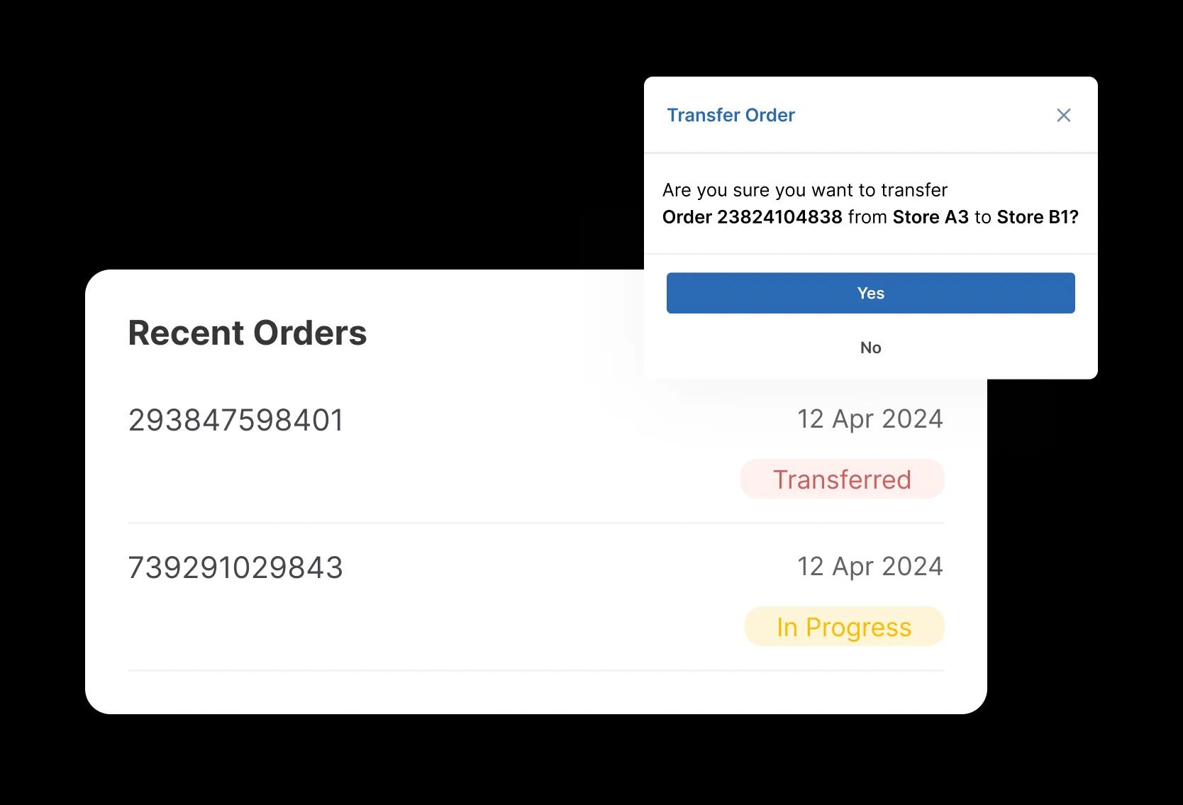 Order Transfers