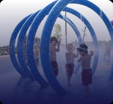 Kid’s splash zones 